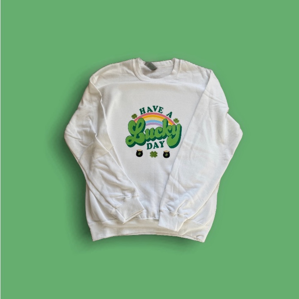at patrick’s day sweatshirt!